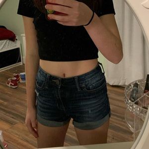 “so” jean shorts